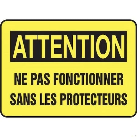 Accuform OSHA CAUTION SAFETY SIGN DO NOT FRMEQC721VA FRMEQC721VA